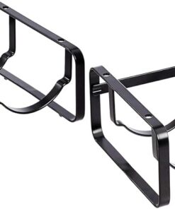Amazon Basics Range-Bouteilles empilable pour Table, Noir, ‎9.5P x 40l x 20H centimètres (Lot de 2)