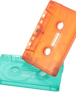 OUNONA 2pièces Cassettes Audio Vierges Lot de Boîtes de Rangement pour Cassettes Vierges Supports pour Musique et Décoration de Chambre