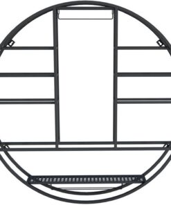 Étagère de présentation pour Bouteilles d'alcool, étagères de Bar en métal et Fer, casier à vin avec Support pour Verres à Pied, Support à Liqueur pour décoration de Cuisine, Bar,