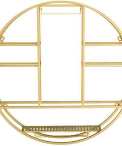 Étagère de présentation pour Bouteilles d'alcool, étagères de Bar en métal et Fer, casier à vin avec Support pour Verres à Pied, Support à Liqueur pour décoration de Cuisine, Bar,