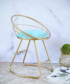 Repose-Pieds rembourré de Style Moderne et Tendance avec Pieds dorés, Tabouret de canapé en Cuir PU, Fauteuil pour Adultes, Chambre à Coucher, Salon, Salle à Manger, siège de Bar (