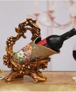 Casier À Vin Armoire À Vin Porche Ornement Décoration Casier À Vin Organisateur de Bouteille de Vin Pour La Maison Cuisine Bar Présentoir Multifonction