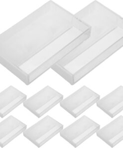 Cabilock Boîtes de Rangement pour Cassettes Audio 10 Pièces Transparentes en Plastique PS pour Usage Domestique et Bureau