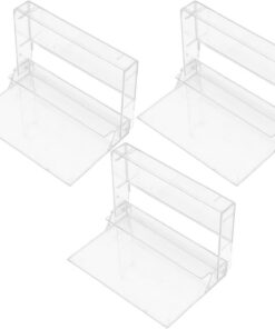 OUNONA Étuis Transparents pour Cassettes Audio Lot de 3 en Polystyrène Boîte de Classement pour Collectionneurs et Projets Créatifs Rangement Pratique et Protection Solide