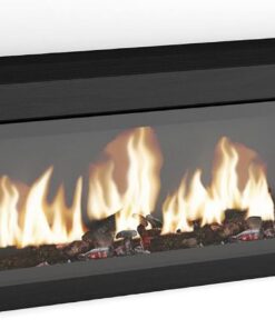 Skraut Home | Meuble TV | Banc Télé | Grand Espace de Rangement | 160 | pour Les TV jusqu'à 65" | Cheminée électrique XXL | Style Moderne | Noir