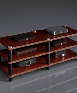 Étagère de jeu pour équipement audio et vidéo, construction robuste, idéale pour le salon, le projecteur et le support de console de jeu, solution de rangement polyvalente à la maison