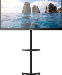 GRIFEMA Meuble TV sur roulettes pour TV jusqu'à 65 Pouces | Pour téléviseurs LCD et LED, charge maximale 40 kg, VESA max 400 x 400 mm