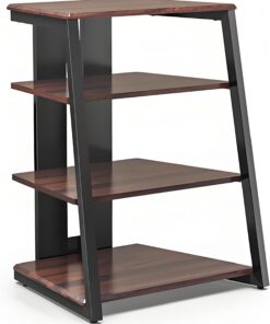 Meuble Rack Audio, Meuble HiFi, Meuble stéréo, Meuble stéréo multimédia, étagère de Rangement Ouverte Multifonction for Bureau à Domicile, for la Maison/Bureau/cinéma