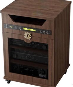 pieds enceintes Armoire d'amplificateur à plaques multicouches en bois massif, équipement de son de scène, support d'amplificateur Audio et vidéo, armoire de Machine d'aviation pieds enceintes monitor