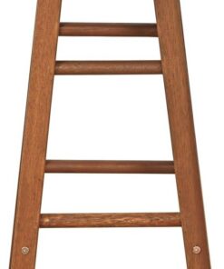 Furinno LY629 Tioman Outdoor Hardwood Tabouret de Bar Extérieur Franc Arch, Ensemble de 2, Naturel One Size