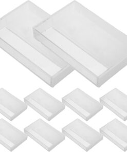 VALICLUD Boîtiers de Cassettes Audio en Plastique Lot de 10 Étuis de Protection Finition Lisse pour Usage Personnel