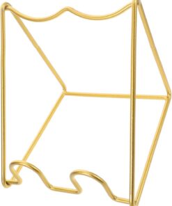 ULTECHNOVO Porte-Bouteilles en Métal Doré Incliné pour Bouteille de Vin | Rangement Cuisine et Bars, Fer, Design Élégant et Raffiné, Organise le Placard à Vin