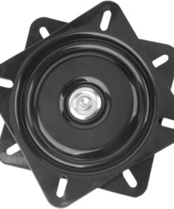 Angoily Base Pivotante en Métal Noir pour Chaise, Rotation Fluide et Silencieuse, Stable, pour Fauteuil ou Tabouret de Bar