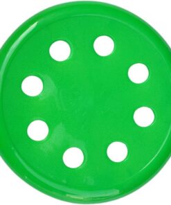 jojofuny Tabouret de Remplacement Rond en Plastique Vert, Siège Stylé Empêchant la Déformation Rayures, pour Chaise de Bar et Salle à Manger