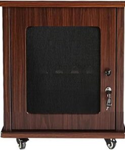 Meuble de console multimédia - Support de composants audio/vidéo avec rangement - Convient pour lecteurs DVD, boîtes de câbles, consoles de jeux, routeurs et équipements multimédias