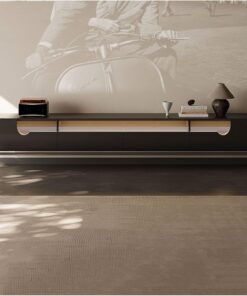 Meuble TV Meuble TV Flottant de 78,7 Pouces, Support TV Flottant Mural, Centre multimédia de Divertissement, Meuble TV Haute Brillance avec Rangement for Un Usage Domestique Console TV