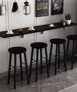 Table de Bar de Cuisine Murale, Bureau Suspendu Peu encombrant pour Petite Cuisine