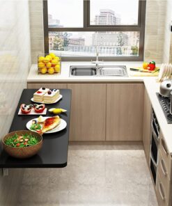 Table Pliante Murale pour Petits espaces, Bureau d'ordinateur à abattant avec Fonction de Table à Linge, Tables d'étude Peu encombrantes pour Salle à Manger, Cuisine et Bar