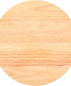 Artibetter Tabouret Rond en Bois Massif Assise Confortable, Planchette en Bois Robuste Grain Élégant, Facile à Assembler pour Cantine ou Bar