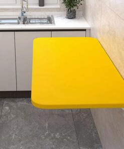 Table Murale Robuste avec Support pour buanderie, Cuisine, Bar, Maison, Table multifonctionnelle 60 x 30 cm