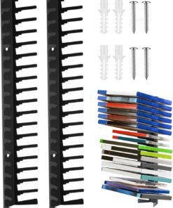 Étagère de Rangement Jeux Vidéo 2 Pièces en Métal Solide avec Fixation | Range-Disques Maison Salon Cuisine Chambre Bureau Bar Coin Cinéma Édition