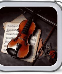 Étui de protection pour partitions de violon - Capacité de 40 DVD - Avec fermeture éclair - Portable - Avec poignée - Pour films Blu-ray et disques audio