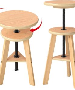 Tabouret de dessin en bois, 48-66 cm, tabouret d'artiste avec hauteur réglable, chaise de bar en bois, convient pour le dessin extérieur, la maison, les bars, les studios, les chaises de bar en