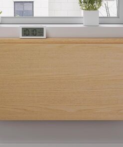 Table de Travail Murale pour Ordinateur avec Supports Pliables, Table de Bar Pliable en Bois pour Salle à Manger et Petit-déjeuner - L40 60 70 80 90 100 120 cm, Table de Travail Rabattable (