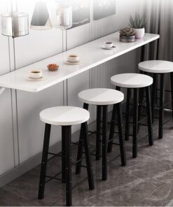 Table Pliante Murale pour la Maison, la Cuisine, Le Restaurant, Le Salon de thé, Le Bar, multifonctionnelle et Peu encombrante, pour l'intérieur et l'extérieur