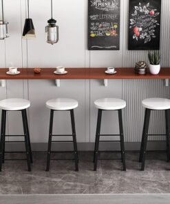 Table à abattant Murale en Bois pour Salon de thé au Lait, Bar et Cuisine, Table Pliante Longue et étroite