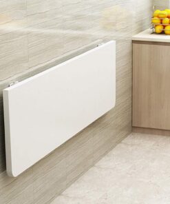 Table de Cuisine Murale Flottante Rabattable avec Bar à Petit-déjeuner Pliable Options de Tailles Multiples (L 60 cm L 70 cm L 80 cm L 90 cm L 100 cm L 120 cm) Bureau de Travail ou