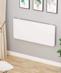 Table de Bar Pliante Murale pour Petits espaces Aucun perçage requis Capacité de Charge élevée Idéal pour Coiffeuse, Cuisine et Plus (Couleur :)