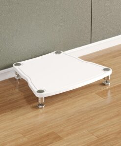 Meuble chaine hifi Rangement Audio Et Vidéo For Bureau À Domicile,Rangement Multimédia AV For Lecteur DVD,Support Multimédia Audio Et Vidéo D'angle For TV,Étagère Multimédia For Amplificateur De Salon